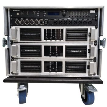 Endstufenrack  Audio Zenit, 27600W an 4Ohm!